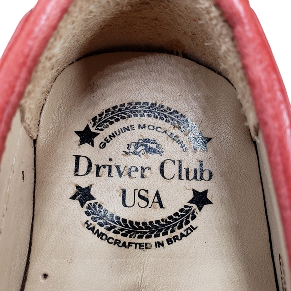 Driver Club USA | NIB Nantucket 2 Red Everest Preppy Leather Loafers Girl's 11 - Picture 11 of 14